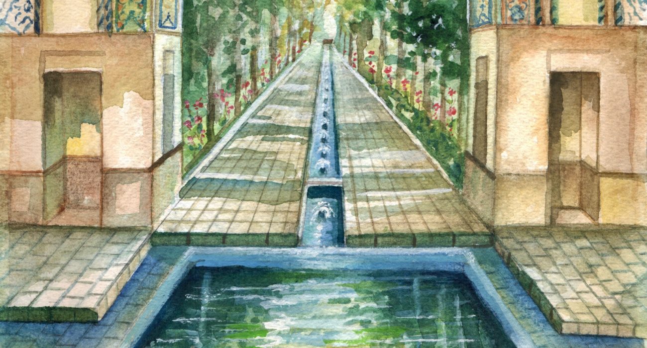 تکنیک گواش و طراحی هنرمند حمیدرضا سلیمانی از هنرمندان انتشارات حوزه مشق