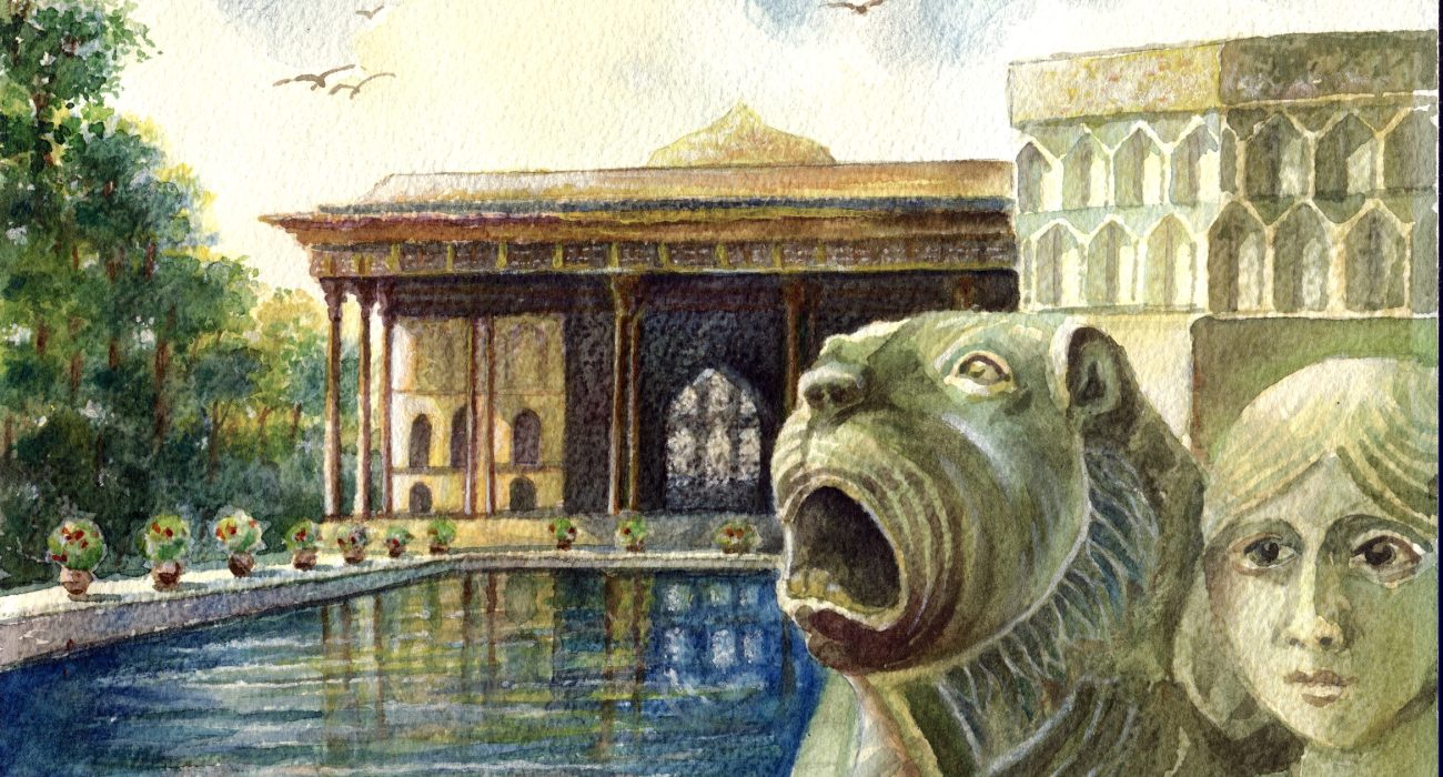 تمبر نقاشی شده «نگهبان جان» از استاد حمیدرضا سلیمانی، تجلی شاعرانه‌ای از حافظه‌ی تاریخی و معماری ایرانی‌